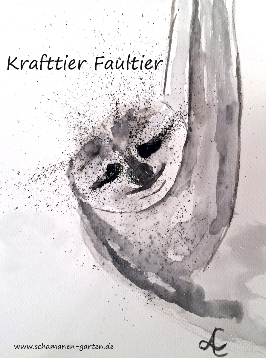 Krafttier Faultier